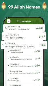 Qibla boussole, Horaire priere screenshot