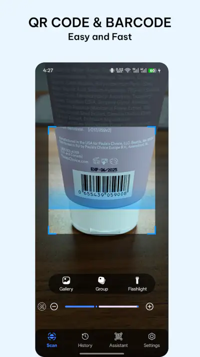 QR Code - Barcode Scanner screenshot 1