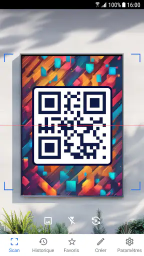 QR Code Scanner (français) screenshot 1