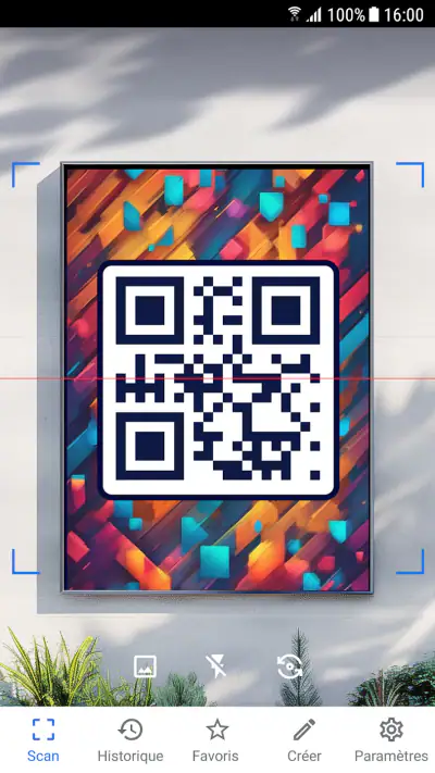 QR Code Scanner (français) screenshot 1