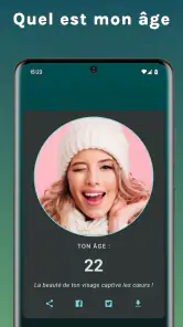 Quel est Mon Âge - Filtre IA screenshot