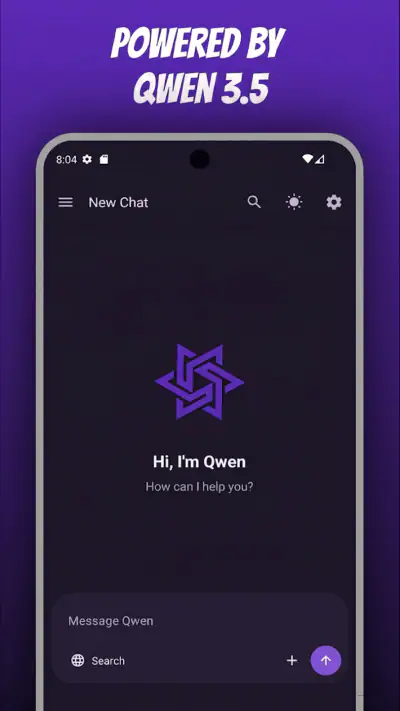 Quen AI: Chat with Qwen 3.6 screenshot 1