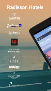 Radisson Hotels – réservations screenshot