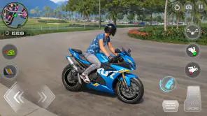 Real Bike Driving Racing Games screenshot 1
