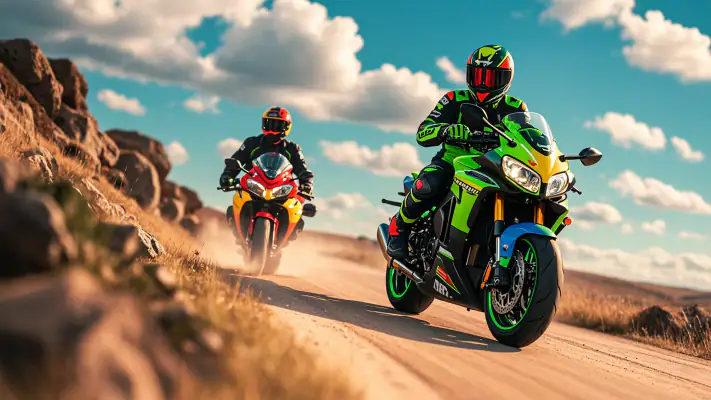 Real Extreme Moto Racing screenshot 1