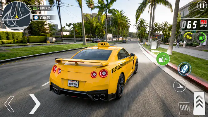 Real Taxi Car Drifting Driving screenshot 1