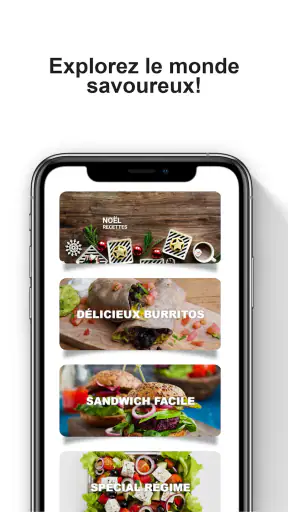 Recettes de cuisine screenshot 1