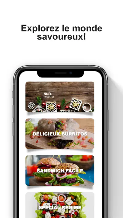 Recettes de cuisine screenshot 1