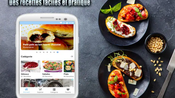 Recettes Faciles et Rapides screenshot 1