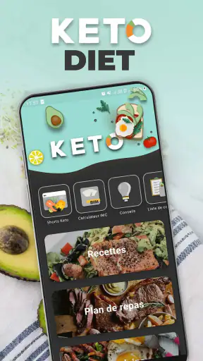 Recettes Keto: Régime Keto screenshot 1