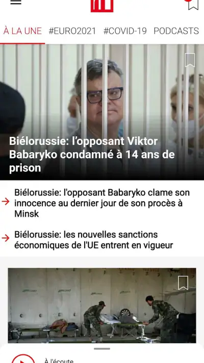 RFI - L'actualité mondiale screenshot 1
