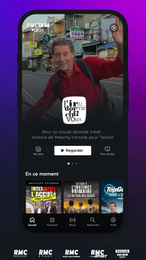 RMC BFM Play – TV live, Replay screenshot 1