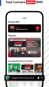 RMC Sport News, foot & rugby screenshot