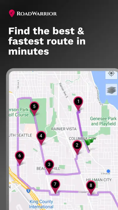 RoadWarrior Route Planner screenshot 1