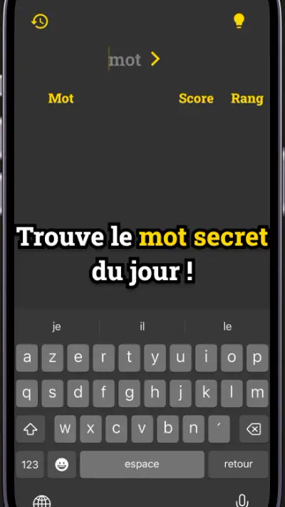 romot - Mot secret Cemantix ! screenshot 1