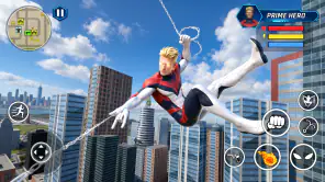 Rope Flying Hero Prime screenshot 1