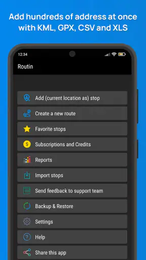 Routin Optimiseur d'itinéraire screenshot 1