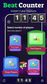 Rubik's Cube puzzle solveur screenshot