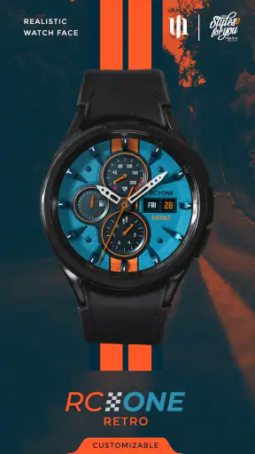 S4U RC ONE - Retro watch face screenshot 1