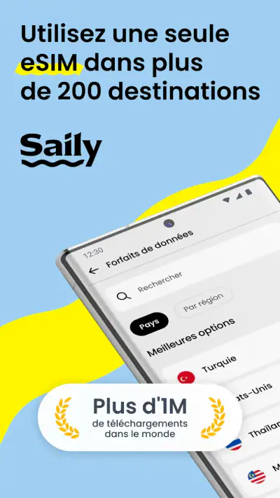 Saily : votre eSIM voyage screenshot 1