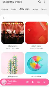 Samsung Music screenshot