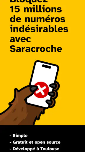 Saracroche : bloqueur d'appels screenshot 1