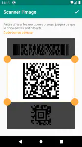 Scanner de codes QR (français) screenshot