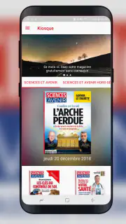 Sciences et Avenir magazine screenshot 1