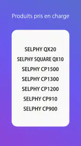 SELPHY Photo Layout screenshot