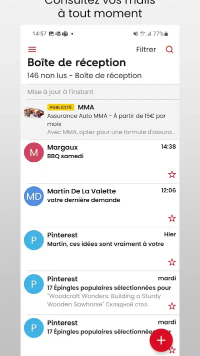 SFR Mail screenshot 1