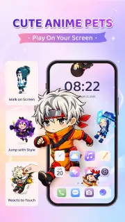 Shimeji: Anime Pets On Screen screenshot 1