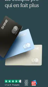 Shine - Compte pro en ligne screenshot