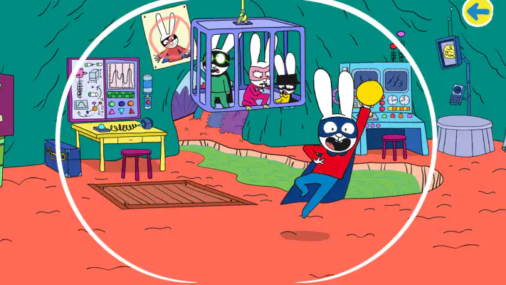 Simon Super Lapin et Pr. Wolf screenshot 1