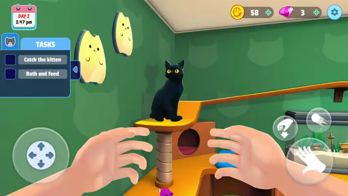 Simulateur de Chat : Animaux screenshot 1