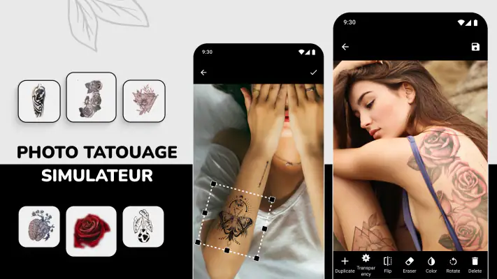 Simulateur et design tatouage screenshot 1