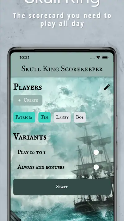 Skull King Scorer screenshot 1