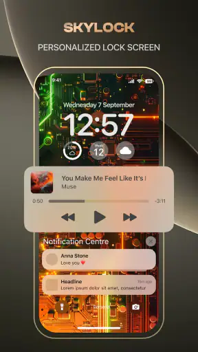 SkyLock - Lock Screen screenshot 1