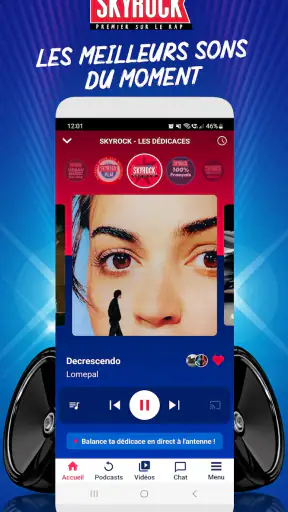 Skyrock Radio screenshot 1