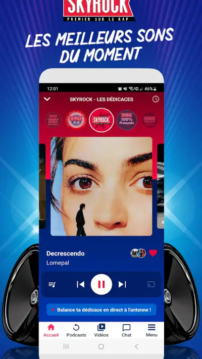 Skyrock Radio screenshot 1