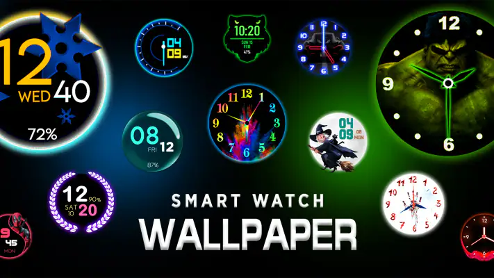 Smart Watch - Clock Wallpaper screenshot 1