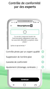 Smartphone iD - Photo identité screenshot