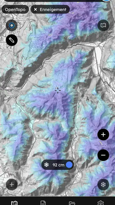 Snowmap screenshot 1