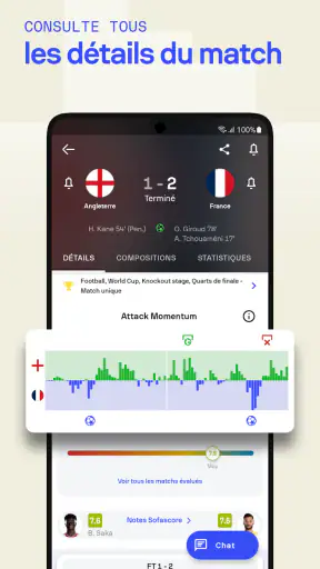 Sofascore: Résultats en direct screenshot 1