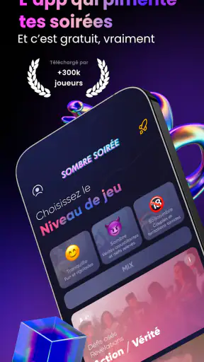 Sombre soirée - Jeux de soirée screenshot 1