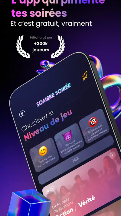 Sombre soirée - Jeux de soirée screenshot 1