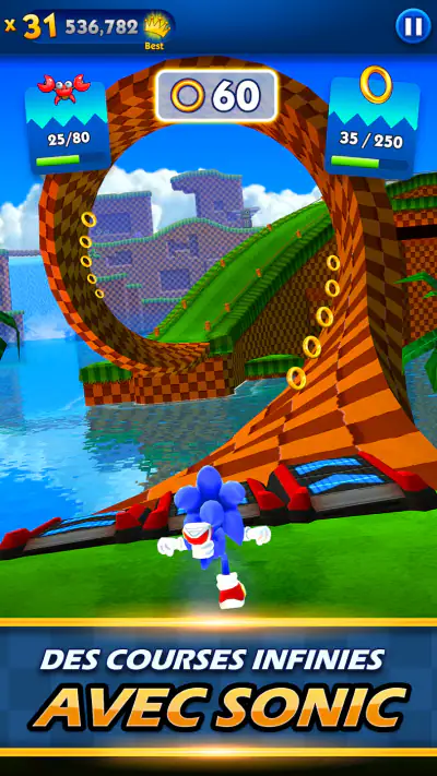 Sonic Dash - Jeux de Course screenshot 1
