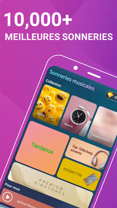 Sonneries de téléphone musique screenshot 1