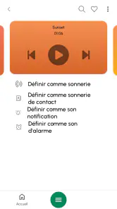 Sonneries pour Android™ screenshot