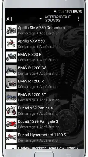 SONS DE MOTO screenshot 1