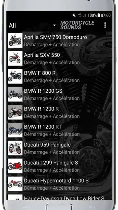 SONS DE MOTO screenshot 1